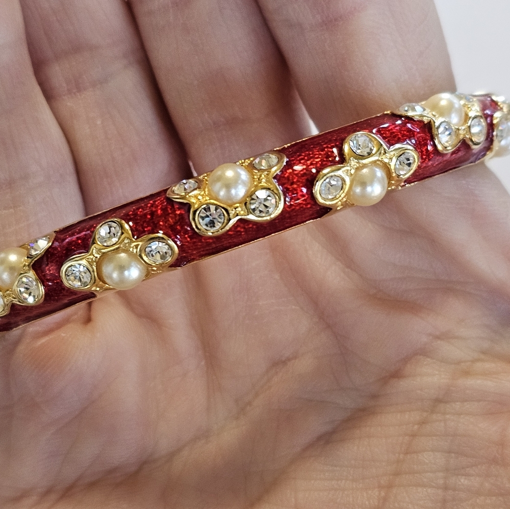 Vintage Beautiful KJL Cuff Bracelet - Picture 2 of 5